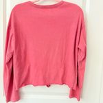 Aerie Coral Long Sleeve Top Tie Waist Small Photo 3