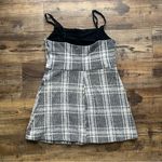 Urban Outfitters  White/Grey Plaid Tweed Style Mini Dress Size Medium Photo 7