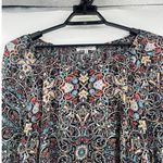 Rose + Olive Peasant Womens Top Sz 3X Boho Medallion Festival Artsy Fall Flowy Photo 1