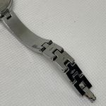 Badgley Mischka  women silver tone watch 28mm  rhinestones mop dial 6.5” running Photo 6