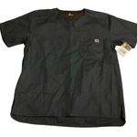 Carhartt scrub top Grey nwt emt paramedic healthcare dental nurse Photo 0