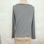 Victoria's Secret Victoria’s Secret monogram gray long sleeve lounge t shirt top size small Photo 2
