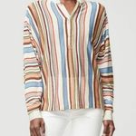 frame denim Frame striped Henley sweater Photo 0