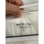 Athleta Racer Running Free White Full Zip Up Hooded Jacket Size Small Photo 4