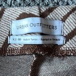 Urban Outfitters  Chevron Flare Pants Brown Beige Knit‎ Ribbed High Rise Size XS Photo 4