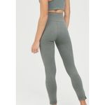 Aerie  Offline Main Squeeze Seamless High Waisted Waffle Legging In Sage Green Si Photo 1