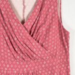 Woman Within  Plus Size 1X 22W 24W Dress Pink Diamond Print Sleeveless Shift 1265 Photo 3