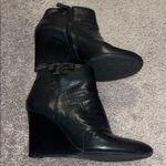 Tory Burch Black Leather Ankle Boots Photo 2