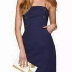 Lilly Pulitzer Vanna strapless Navy Nautical Mini Dress size 10 NWT Photo 0