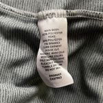 Zella Z by  Shirt Womens Small Gray‎ Striped Black Mesh Lounge Workout Athleisure Photo 6