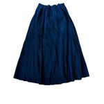 VAKKO Black Suede Elastic Waist Maxi Skirt Made in USA Size M Size M Photo 6