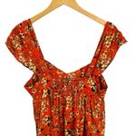 Free People Pattern Play Floral Mini Dress Size Small Linen Babydoll Sundress Photo 6