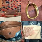 Lucky Brand Janis Wool Blend Brown Leather Southwestern Boho Flap Crossbody Bag Photo 15