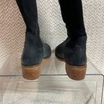 Lucky Brand  Tilaree Womens Black Leather Suede Slip On Tall Boots Size 6.5 Photo 3