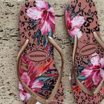 Havaianas Women's Slim Animal Floral Thong Sandal. Size 9/10. MSRP $30 Photo 10