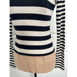 Madewell Crop Turtleneck Sweater Stripe Nautical Classic Navy/Cream Sz XXS Photo 5