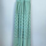 FROCK & FRILL Seafoam Green Gown Dress Size 2 Mint Maxi Elegant Party Sequin Photo 7