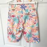 Wildfox NWT  Longline Racer Bra + Biker Shorts Savanna Print Sz SMALL Photo 2