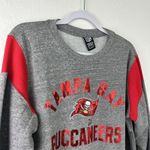 NFL Tampa Bay Women's Buccanners Pullover Sweater Top Gray Red Photo 1