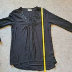 Molly Bracken Women's Size M / L Top V Neck Embroidered Sequin Boho Flowy Photo 7