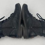 UGG  Boots Size 7 Kesey Waterproof Leather Lace Up Zip Winter Buckle Wool Outdoor Photo 4