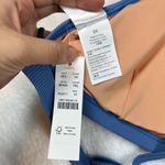 J. Crew Womens Bikini Top 2X Blue Ribbed Triangle Padded Summer Swim Plus Size Photo 6