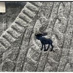 Abercrombie & Fitch VTG Y2K Womens Abercrombie Fitch Cable Knit V-Neck Sweater Medium Bella Swan Photo 3