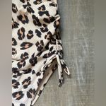 Kona Sol Leopard Animal Print One Piece Swimsuit Size Medium Brown Cream Photo 4