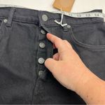 Reformation Jeans Charlie High Rise Jean Short Womens SZ 29 Black Button Fly NEW Photo 8