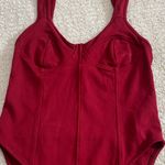 Double Zero Women's Bodysuit Trio - Red and White Photo 6