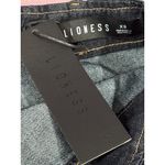 LIONESS Halston Hot Shorts in Dark Denim X-Small New Womens Jean Photo 7
