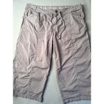 Fresh Produce Women’s Grey Capri Cargo Pants Sz 1X Photo 1