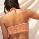 Stone Fox Swim NEW Free People Meadow Bikini Top Sandstone Terry, size L Photo 1