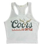 Coors  And Cattle Cropped Tank Top Photo 0