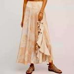 Free People  Gardenia  Print Maxi Skirt Sz.2 Photo 2