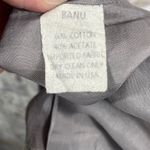 Banu Paris Women's Skirt Size 8 Gray Black Textured Jacquard Floral Lined USA Photo 6