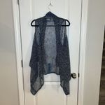 Adorn Women’s Mesh Cardigan Small Medium Swim Cover Up Teal Blue Photo 1