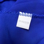 Boutique Womens Nearly Sheer Blouse Top Shirt Royal Blue 4X Fits Like 1X Photo 9