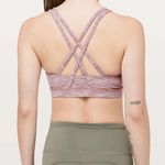 Lululemon  Energy Bra Arrow Jacquard Antique Bark Copper Coil Size 2 Photo 1