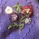 Jantzen Classics Hand Embroidered Floral Vest M Photo 6