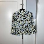 Ganni Printed Crepe Blouse Meadow Egret size 34 or US 2 quiet Luxury bohemian Photo 1