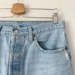 Levi's Levi’s Premium 501 Original Crop Jeans Ojai Ring Wash Distressed Size 30 Photo 10