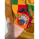 RARE VTG Michael Simon Thanksgiving Themed Festive Patchwork Knit Vest PS Red Size undefined Photo 1