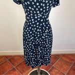 Seraphine Maternity Atara Blue Floral Summer Wrap Dress Size 2 Photo 4