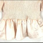 Line and Dot Revolve  LouLou Satin  Smocked Top Size M Photo 5