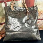 Michael Kors  Metallic Mirror PVC and Leather North South Tote Photo 5
