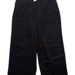 Alfred Dunner Capri Pant Petite Marbella High Rise Eyelet Trim Elastic Waist 10P Photo 0