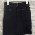 prAna  Black Pencil Skirt with Zipper Details Photo 0