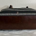 Fossil  Jenna Black White Heart Striped Tote Bag Photo 11