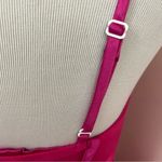 Fuchsia Pink Tulle Evening/ Prom Gown Corset Style Sheer S Pink Photo 5